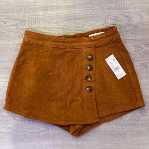 brand new pacsun corduroy skort
